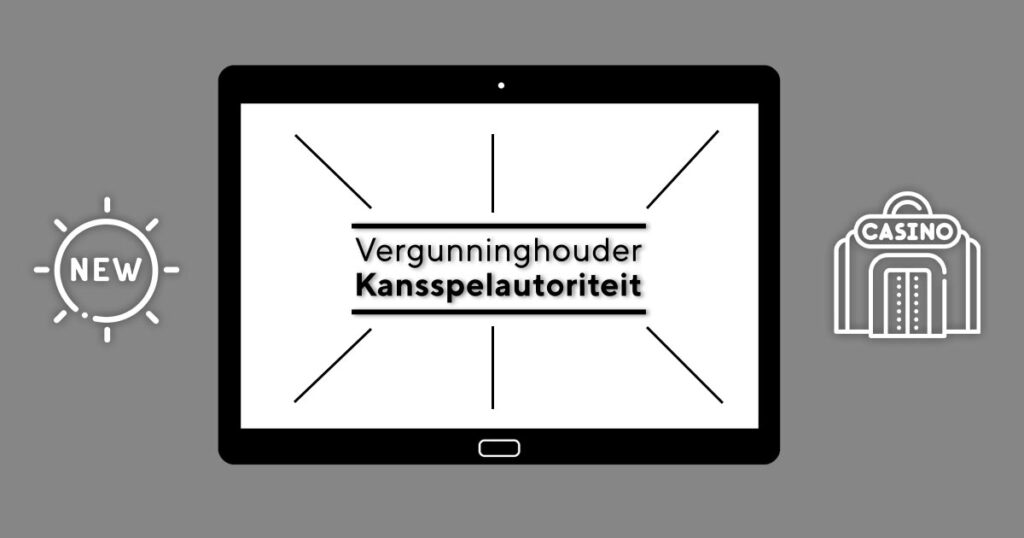 Nederlandse kansspelautoriteit licentie banner