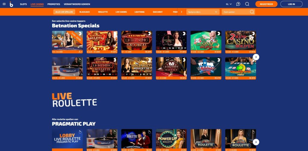 betnation live casino pagina